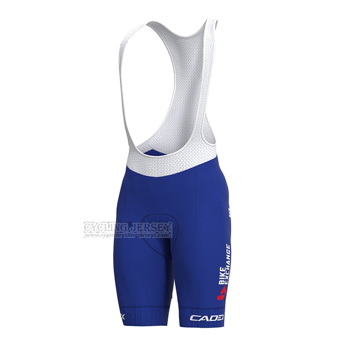 2022 Wind Vest Bike Exchange Blue Short Sleeve and Bib Short